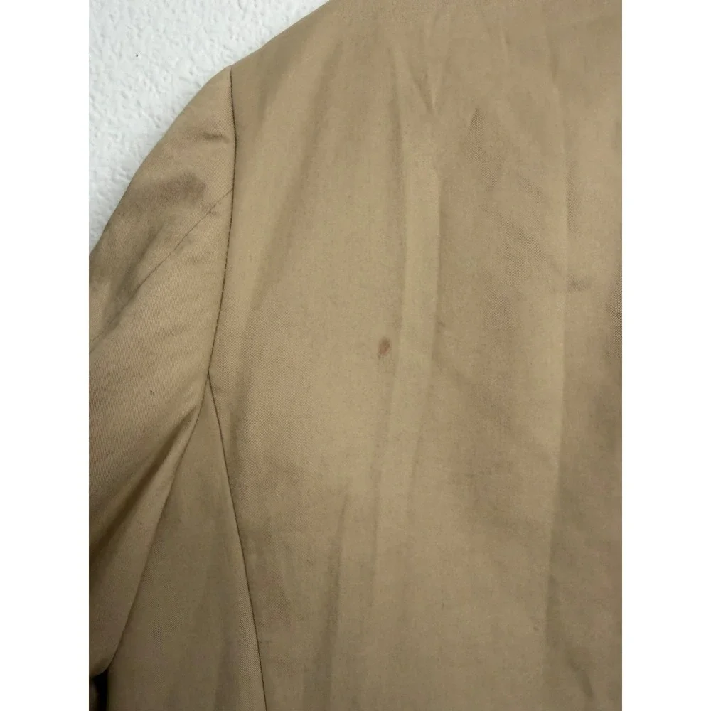 J.Crew Ludlow Blazer 40R Men‎ Khaki Tan Cotton Larusmiani Italian Fabric Sport